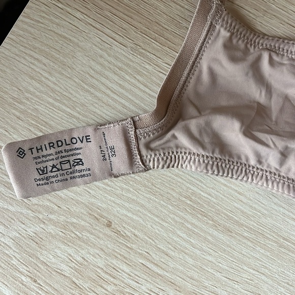 ThirdLove 24/7 Classic Perfect Coverage Bra Taupe 32E - Picture 8 of 12